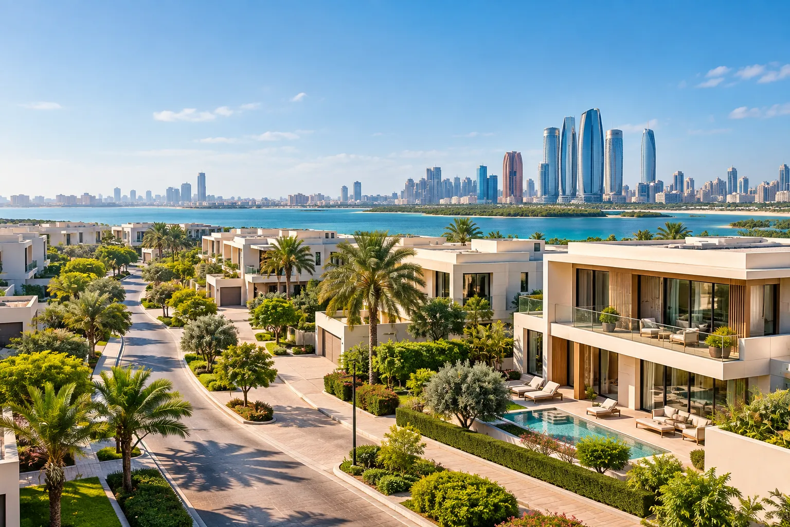 Abu Dhabi villa community and investment properties