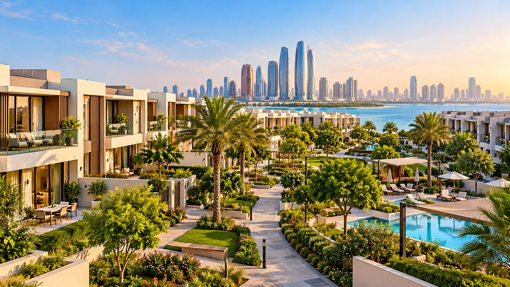 Abu Dhabi townhouse community and investment properties